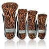 Taboo Fashions Monaco Golf Club Covers for Women - Numbered Golf Headcovers Set for Driver, Fairway and Hybrid Clubs - Weather Resistant, Pack of 4 (Wildcat) view 1