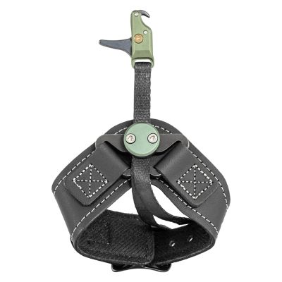 Stan SoleX WebConnect Index Finger Archery Bowhunting Release - Buckle Wrist Strap Open Hook Trigger Aid with Single-Sear Design, Adjustable Length, Travel & Tension (8445)