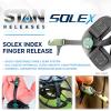 Stan SoleX WebConnect Index Finger Archery Bowhunting Release - Buckle Wrist Strap Open Hook Trigger Aid with Single-Sear Design, Adjustable Length, Travel & Tension (8445) view 4