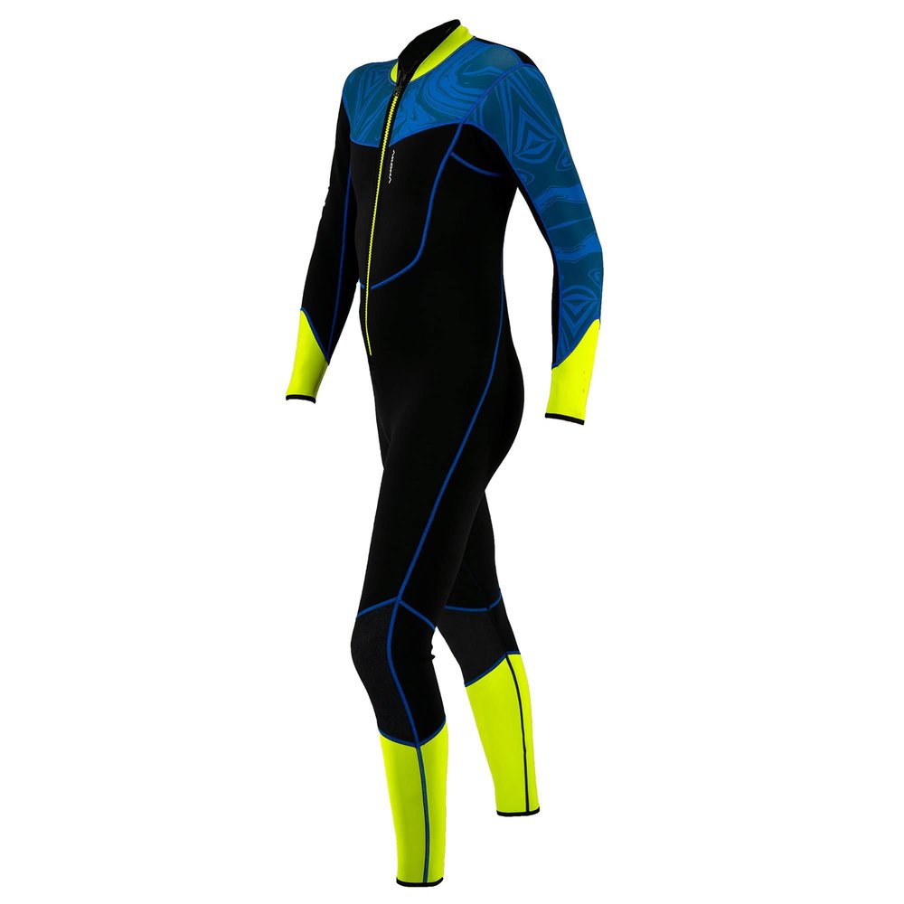 AKONA Men's Tropic Full Suit Front Zip 3/2mm Wetsuit - Medium