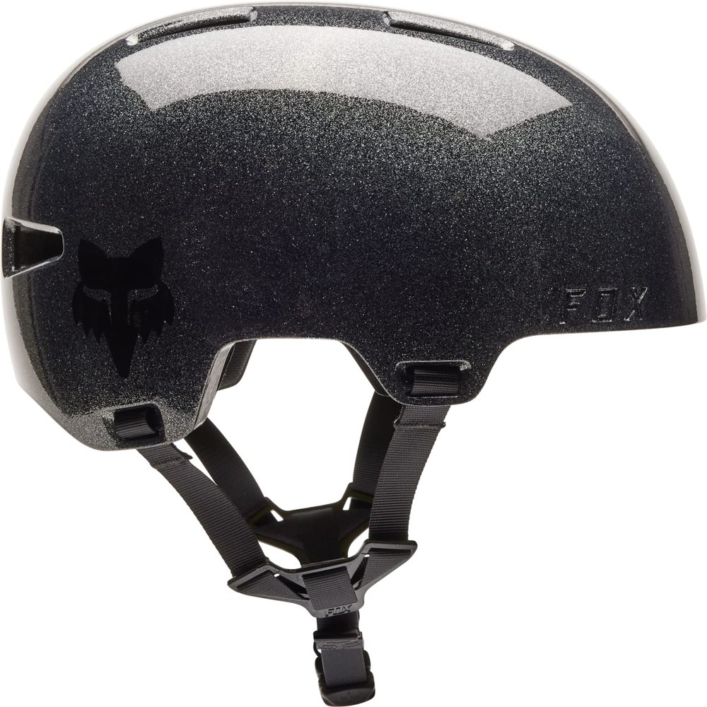 Fox Racing Flight Bicycle Helmet, Silver Metal, Large