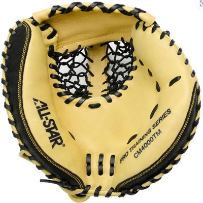All-Star Catcher's Training Glove, The Keyhole Training Mitt, 35", Right Hand