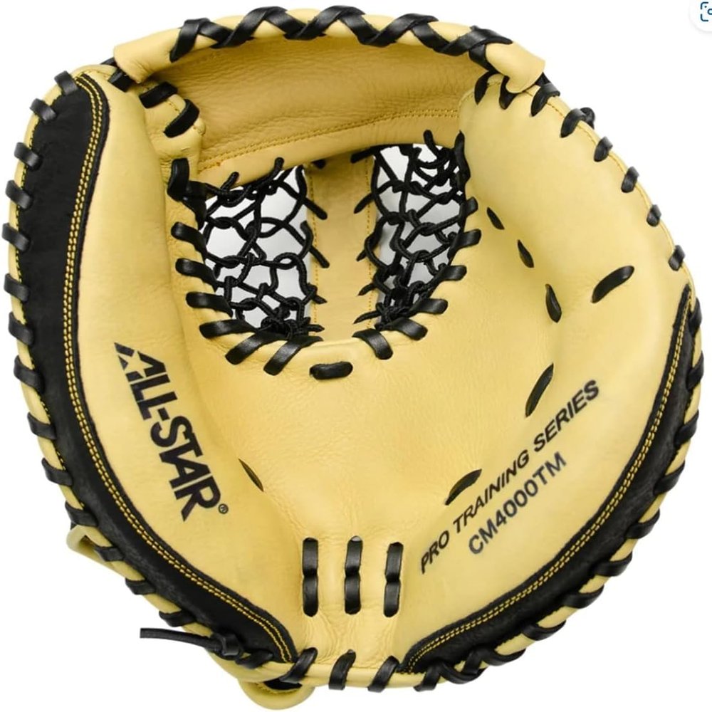 All-Star Catcher's Training Glove, The Keyhole Training Mitt, 35", Right Hand