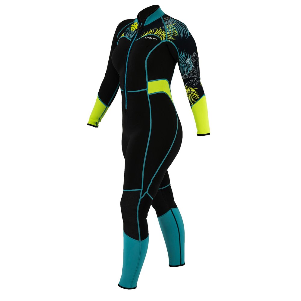 AKONA Women's Tropic Full Front Zip 3/2mm Wetsuit - 13