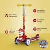 Paw Patrol Marshall Kick Scooter for Kids, Self-Balancing 3 Wheeled Light Up Scooter with Extra Wide Anti-Slip Deck, Rear Brake, for Ages 3 and up, 75 LB Limit view 2