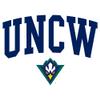 UGP Campus Apparel LS03 - UNC Wilmington Seahawks Arch Logo Womens T Shirt - Small - White view 2