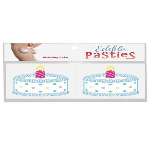 Adiva Intimates Edible Nipple Pasties Birthday Cake (Sweet Flavored Breast Covers)