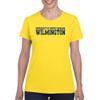 LS01 - UNC Wilmington Seahawks Basic Block Womens T Shirt - Large - Daisy view 4