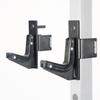 SYL Fitness J-Hooks for 2x2" Power Rack with 1/2" or 5/8" Hole, Barbell Holder/Squat Rack Accessories J Cups view 1