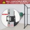 SYL Fitness J-Hooks for 2x2" Power Rack with 1/2" or 5/8" Hole, Barbell Holder/Squat Rack Accessories J Cups view 2
