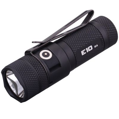 PowerTac E10R-G4: E10-G4 Magnetic Charging EDC- Magnetic Tailcap, Black
