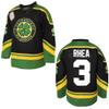 3 Ross The BOSS Rhea Hockey Jersey for Men,ST John's Shamrocks Stitched with EMHL Patch White Green Black (3 Black3X-Large) view 1