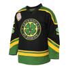3 Ross The BOSS Rhea Hockey Jersey for Men,ST John's Shamrocks Stitched with EMHL Patch White Green Black (3 Black3X-Large) view 2