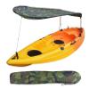MOOCY Kayak Canopy,Waterproof Sun Shade Canopy for Single Person,Kayak Sunshade Awning Top Cover, Universal Canoe Shade with Storage Bag for Outdoor Fishing(Army Green Camouflage) view 1
