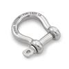 SHONAN 3/8" Bow Shackles, Heavy Duty D Ring Shackle Marine Grade, 2 Pcs Stainless Steel Boat Anchor Kit Large Screw Shackles for Chain or Strap, 1420 Lbs Capacity view 4