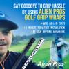 Alien Pros Golf Grip Wrapping Tapes (3-Pack) - Innovative Golf Club Grip Solution - Enjoy a Fresh New Grip Feel in Less Than 1 Minute (3-Pack, Black Stars) view 3