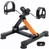 Under Desk Bike Pedal Exerciser, GOREDI Foldable Cycle Exercise Bike for Office, Upper & Lower Peddler Exerciser for Seniors with LCD Display, Fitness Folding Exerciser Peddler for Arm & Leg Workout