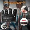 RYMNT Minimal Workout Gloves,Short Micro Weight Lifting Gloves Grip Pads with Full Palm Protection & Extra Grip for Men Women Weightlifting,Gym,Cross Training,Powerlifting,WODs.Leopard-Large view 3