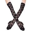 KINBOM Long Lace Gloves - Bridal & Party Floral Lace Gloves for Women - 54x10 cm / 21.3x3.9 inch view 1