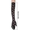 KINBOM Long Lace Gloves - Bridal & Party Floral Lace Gloves for Women - 54x10 cm / 21.3x3.9 inch view 2