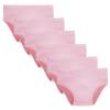 Barara King 100% Cotton Panties Big Girls Soft Underwear Kids Girls' Undies Solid Pink (Pack of 6) Size 8 view 1
