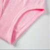 Barara King 100% Cotton Panties Big Girls Soft Underwear Kids Girls' Undies Solid Pink (Pack of 6) Size 8 view 4