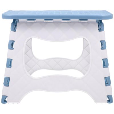 INOOMP 1pc Portable Folding Stool Step Stool for Indoor and Outdoor Use Lightweight Plastic Design for Fishing Camping and Bathroom Activities