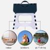 INOOMP 1pc Foldable Step Stool Compact Portable Stool for Adults Lightweight Plastic Design for Kitchen Bathroom Outdoor Activities Strong Load-Bearing Capacity for Hiking and Fishing view 3
