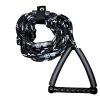 Wakesurf Rope with Handle - Adjustable 25 Foot Tow Rope with 10" Handle (Black) view 1