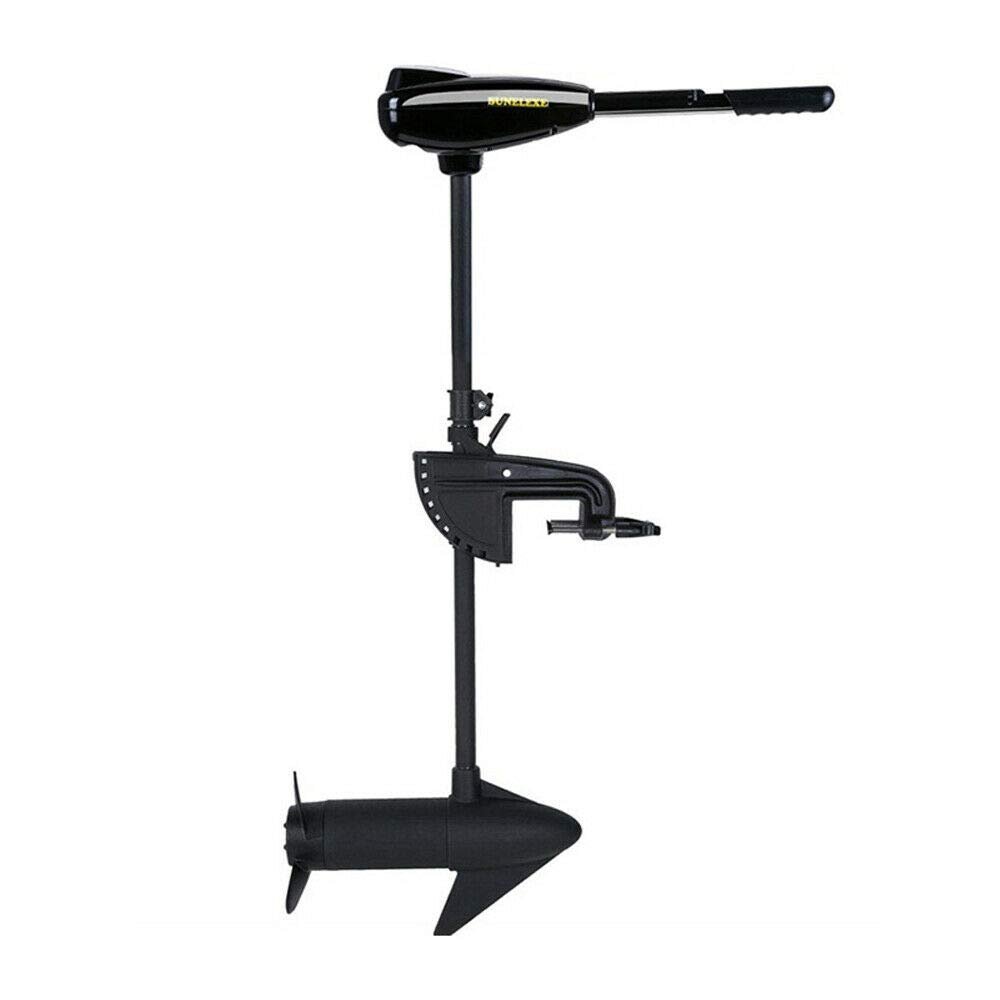 40 Lbs Electric Outboard Motor 12V 408W Brush Boat Engine Tiller Control Heavy Duty Outboard Trolling Motor Fishing Boat Engine for Kayak Fishing Boat Canoe Trolling Propeller (40 Lbs)