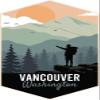 Vancouver Washington 4-Inch Vinyl Decal Sticker Outdoors Hike Design view 1