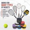 Tennis Grip Embossing Top Absorb Moisture Racquet Grip Tape Advanced Elasticity Anti-Slip Overgrip for Tennis Badminton Racquetball Grip Squash Racquet (Embossing-12 Colors) view 4