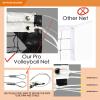VANCL Volleyball Net Outdoor Professional Volleyball Net Heavy Duty Replacement 3' H x 32' L - Steel Cable & Reinforced Dowels for Indoor, Backyard, Beach, Court, Pool, Park, School, Drills view 4
