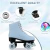 Jessie Frosted Toddler Roller Skates - Holographic Women's & Girls' Adjustable Indoor/Outdoor Skates view 4
