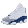 Jordan Boy's Air 13 Retro (Big Kid) White/Fire Red/French Blue/Light Steel Grey 5.5 Big Kid M view 1
