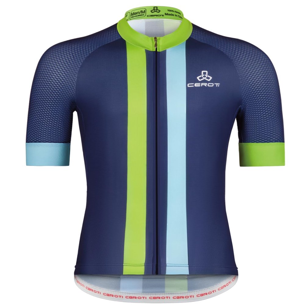 CEROTIPOLAR Snug Fit Men AirCool Cycling Jersey Bike Shirts UPF50+,PRO Dry Fit Light Weight Fabric