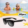 TUPARKA 20 Pack Kids Sunglasses Bulk for Summer Pool Party Favors Birthday Parties Goody Bag Fillers, Black view 3