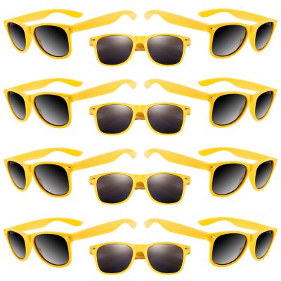 TUPARKA 20 Pack Kids Sunglasses Bulk for Summer Pool Party Favors Birthday Parties Goody Bag Fillers, Yellow