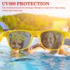 TUPARKA 20 Pack Kids Sunglasses Bulk for Summer Pool Party Favors Birthday Parties Goody Bag Fillers, Yellow view 4