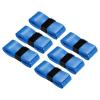 PATIKIL 43.3" Tennis Racket Grip Tape with Hole, 6 Pack PU Overgrip Stretchy Non-Slip Absorb Sweat for Badminton Fishing Rod, Blue view 1