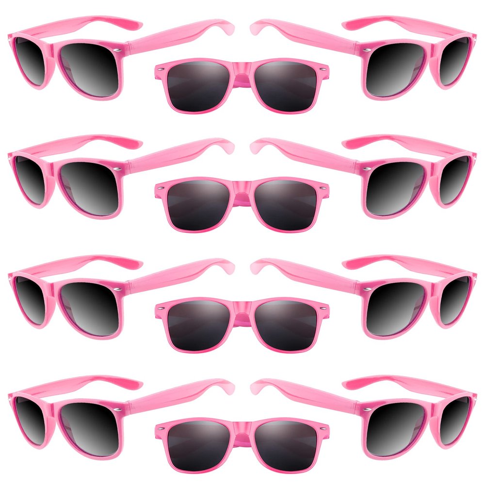 TUPARKA 20 Pack Kids Sunglasses Bulk for Summer Pool Party Favors Birthday Parties Goody Bag Fillers, Pink