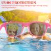 TUPARKA 20 Pack Kids Sunglasses Bulk for Summer Pool Party Favors Birthday Parties Goody Bag Fillers, Pink view 4