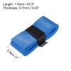 PATIKIL 43.3" Tennis Racket Grip Tape, 12 Pack PU Overgrip Stretchy Non-Slip Absorb Sweat for Badminton Fishing Rod, Blue view 3