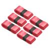 PATIKIL 43.3" Tennis Racket Grip Tape, 6 Pack PU Overgrip Stretchy Non-Slip Absorb Sweat for Badminton Fishing Rod, Red view 1