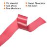 PATIKIL 43.3" Tennis Racket Grip Tape, 6 Pack PU Overgrip Stretchy Non-Slip Absorb Sweat for Badminton Fishing Rod, Red view 4