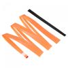 PATIKIL 43.3" Tennis Racket Grip Tape with Damping Ridges, 12 Pack Overgrip Perforated Absorbent Non-Slip for Badminton Fishing Rod, Orange view 1