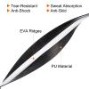 PATIKIL 43.3" Tennis Racket Grip Tape with Damping Ridges, 6 Pack Overgrip Absorbent Stretchy Non-Slip for Badminton Fishing Rod, Black view 4