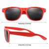 TUPARKA 20 Pack Kids Sunglasses Bulk for Summer Pool Party Favors Birthday Parties Goody Bag Fillers, Red view 2