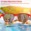 TUPARKA 20 Pack Kids Sunglasses Bulk for Summer Pool Party Favors Birthday Parties Goody Bag Fillers, Red view 4