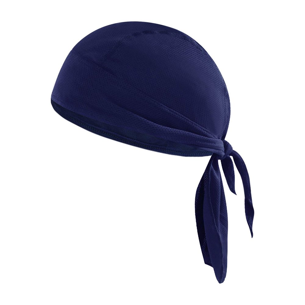 Breathable Cycling Skull Cap Sweat Absorbing Beanie Cap Doo Dew Rags Anti-UV Running Bandana Head Wrap Under Helmet Liner